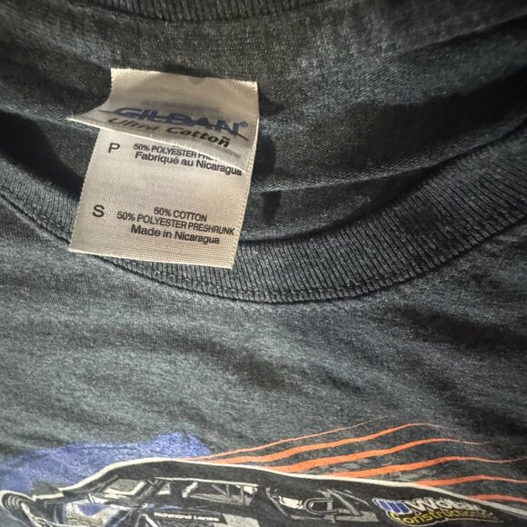 Don Eischens Racing Shirt Small Gray Short Sleeve Dirt Track Car Tee Gildan Mens - Picture 3 of 6